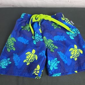 OshKosh Boys Swim Trunks Blue with Turtles…
